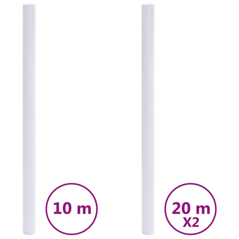 Fensterfolien Matt Weiß PVC