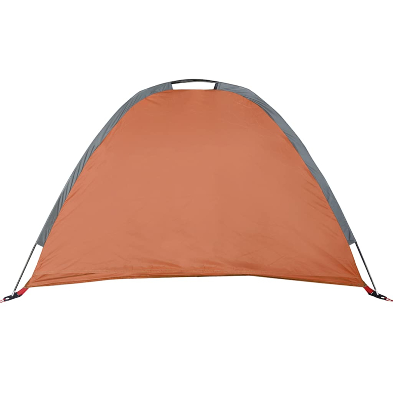 Camping-Organizer-Zelt 9 Fächer Grau Orange Wasserdicht