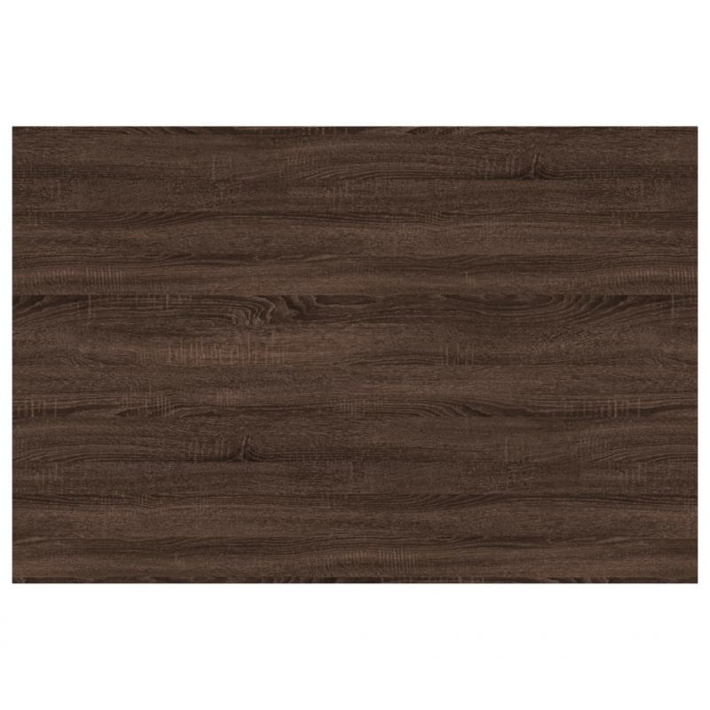 Wandregale 4 Stk. Braun Eichen-Optik 60x40x1,5 cm Holzwerkstoff