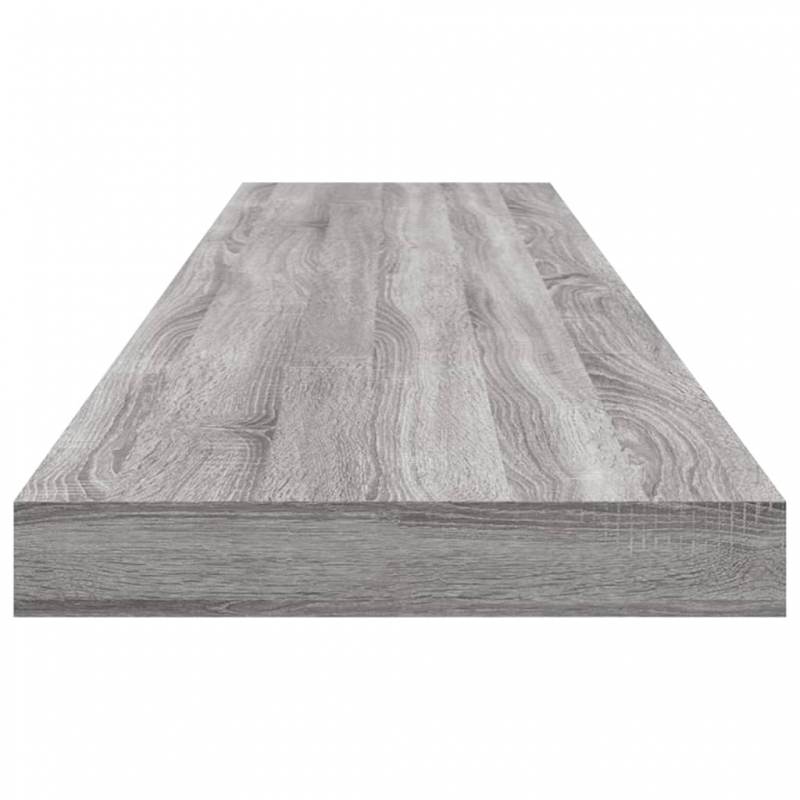Wandregale 4 Stk. Grau Sonoma 100x10x1,5 cm Holzwerkstoff