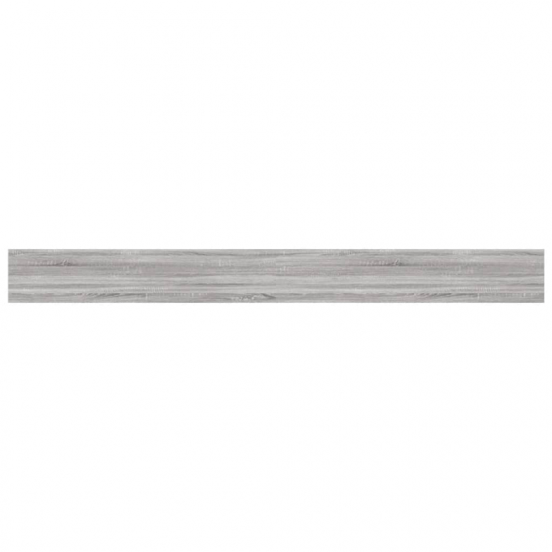 Wandregale 4 Stk. Grau Sonoma 100x10x1,5 cm Holzwerkstoff
