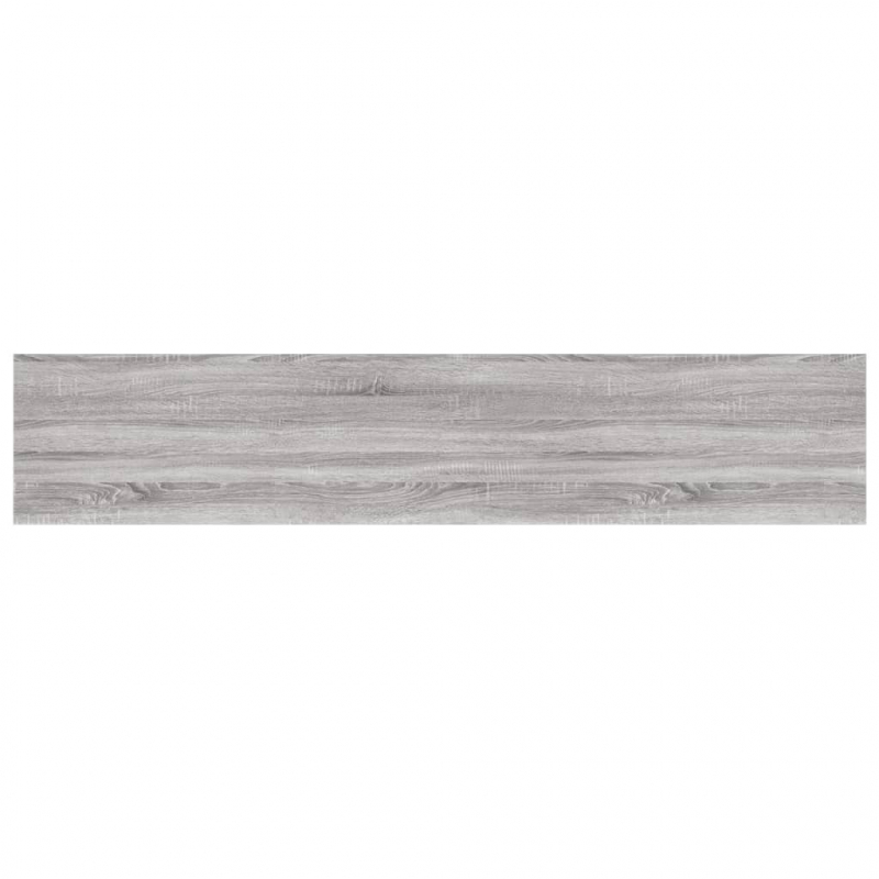 Wandregale 4 Stk. Grau Sonoma 100x20x1,5 cm Holzwerkstoff