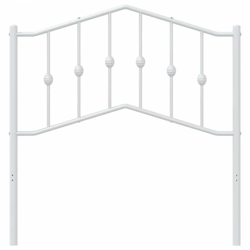 Kopfteil Metall Weiß 90 cm