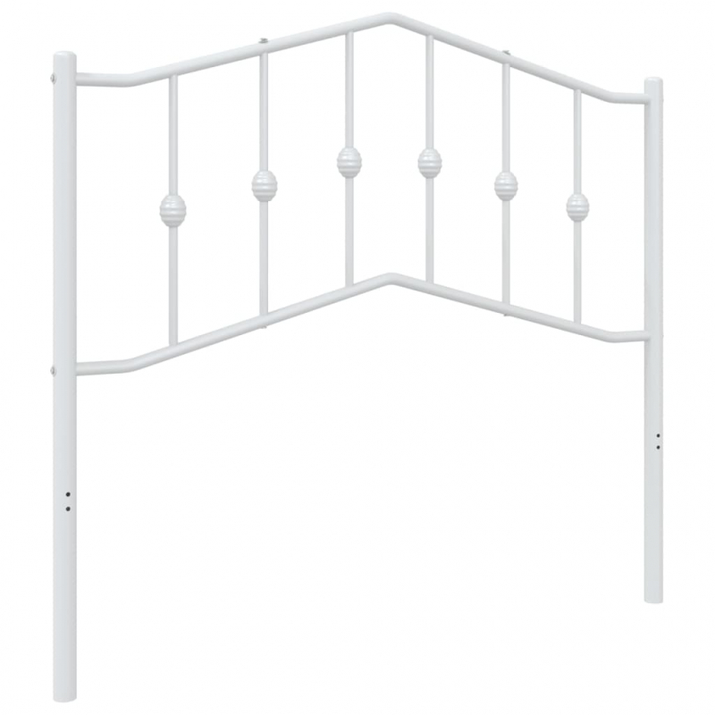 Kopfteil Metall Weiß 100 cm