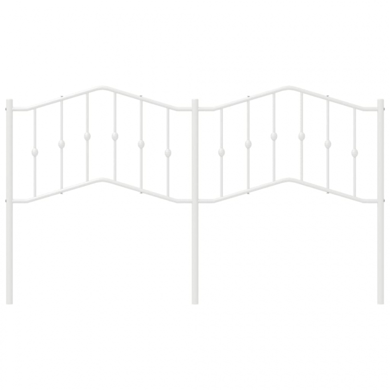 Kopfteil Metall Weiß 180 cm