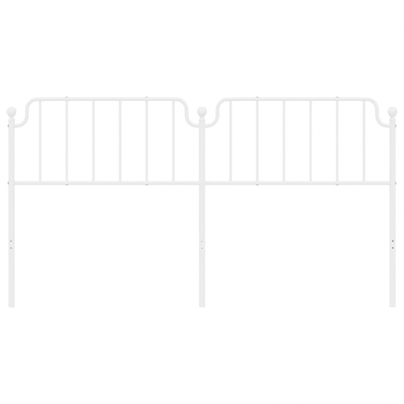 Kopfteil Metall Weiß 180 cm