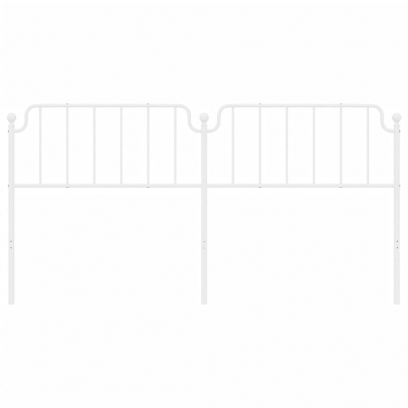 Kopfteil Metall Weiß 200 cm