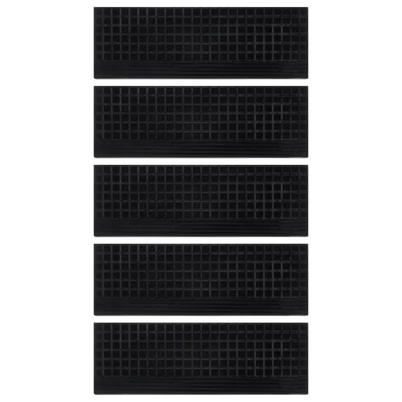 Stufenmatten 5 Stk. 25x75 cm Gummi