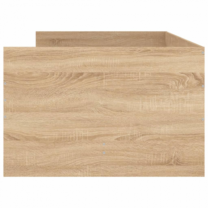 Bett mit Schubladen Sonoma-Eiche 75x190 cm