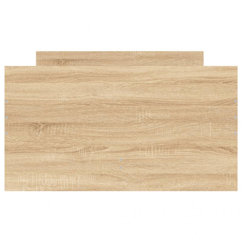 Bett mit Schubladen Sonoma-Eiche 75x190 cm