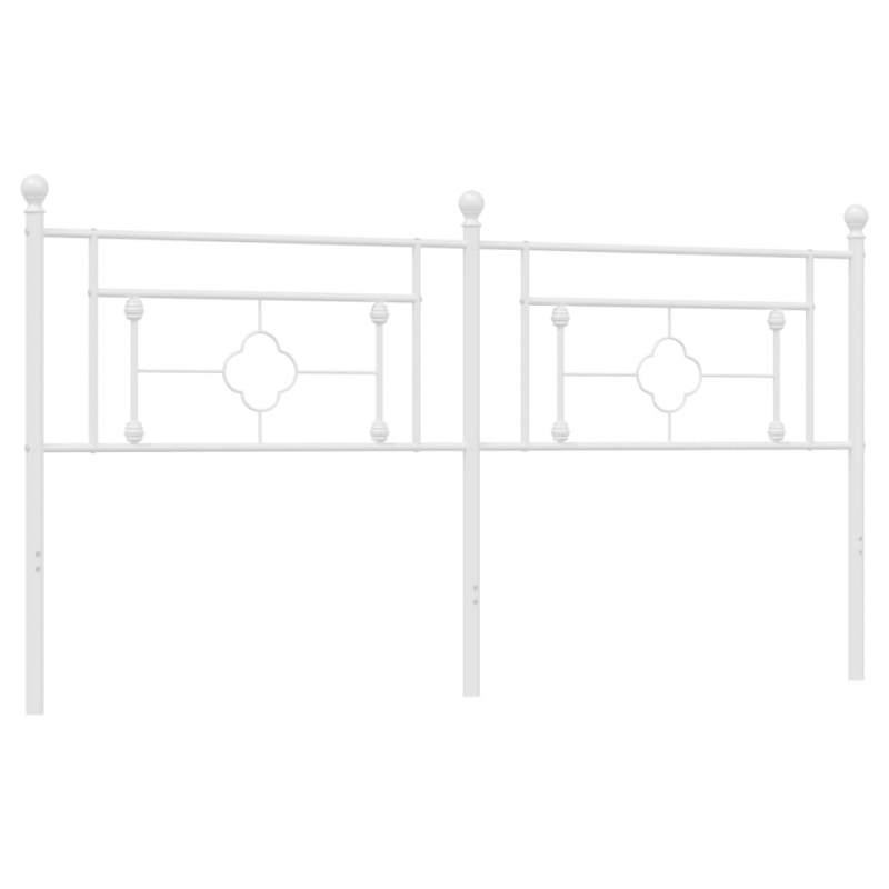 Kopfteil Metall Weiß 180 cm