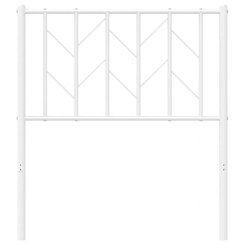 Kopfteil Metall Weiß 75 cm