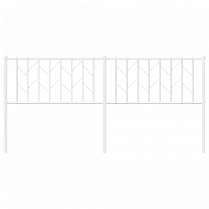 Kopfteil Metall Weiß 180 cm