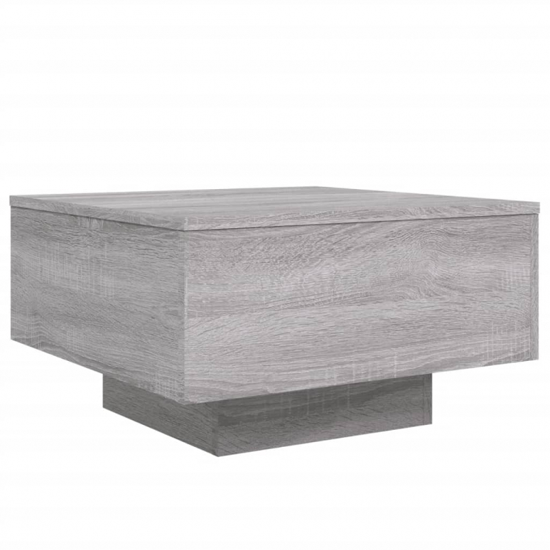 Couchtisch Grau Sonoma 55x55x31 cm Holzwerkstoff