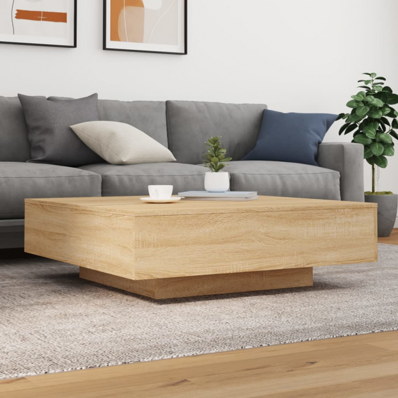 Couchtisch Sonoma-Eiche 100x100x31 cm Holzwerkstoff