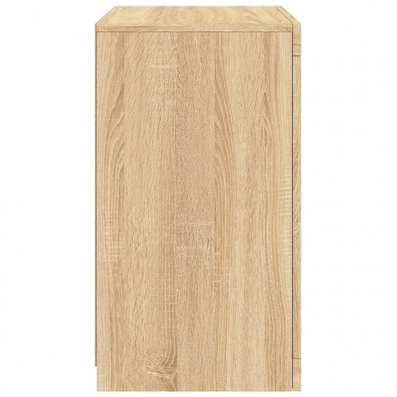 Beistellschränke mit LED-Leuchten 2 Stk. Sonoma Eiche