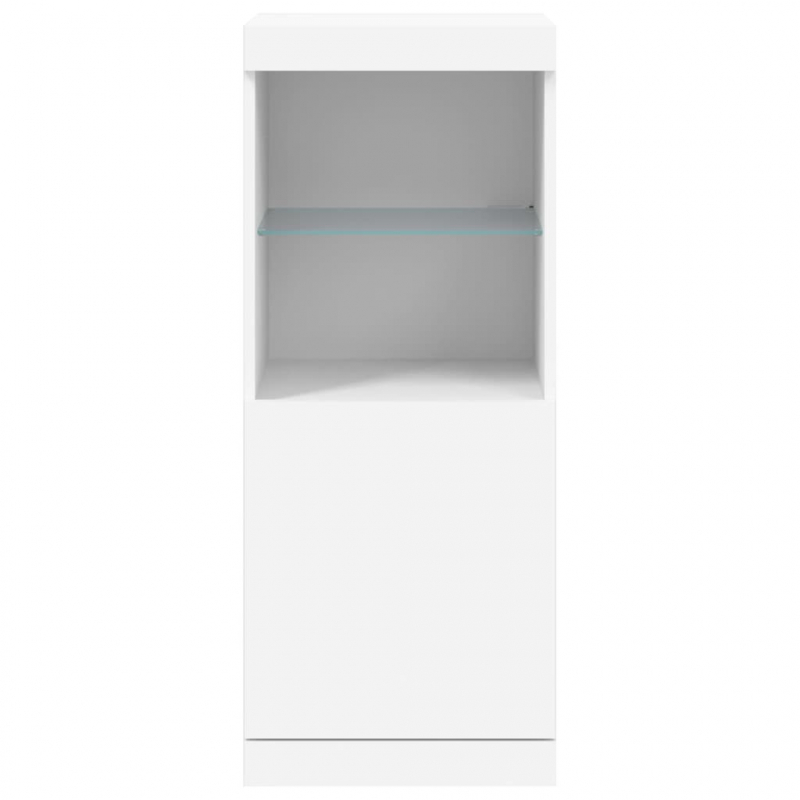 Sideboard mit LED-Beleuchtung Weiß 41x37x100 cm