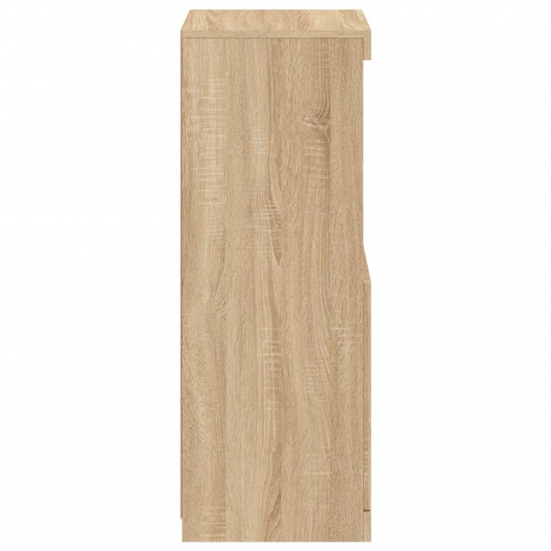 Sideboard mit LED-Leuchten Sonoma-Eiche 41x37x100 cm