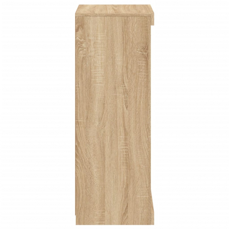 Sideboard mit LED-Leuchten Sonoma-Eiche 41x37x100 cm