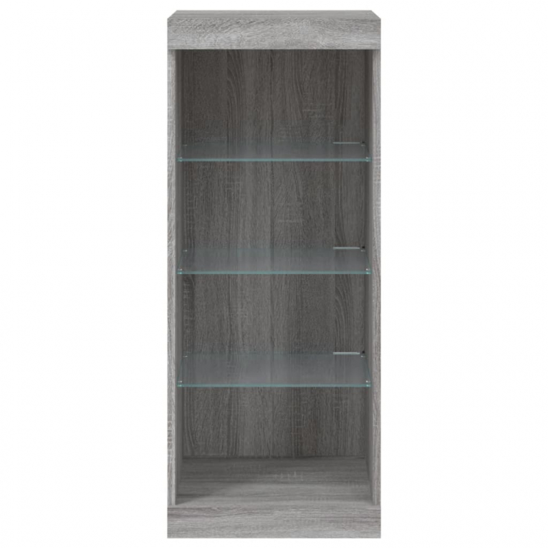Sideboard mit LED-Leuchten Grau Sonoma 41x37x100 cm