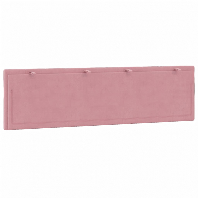 Kopfteil-Kissen Rosa 180 cm Samt