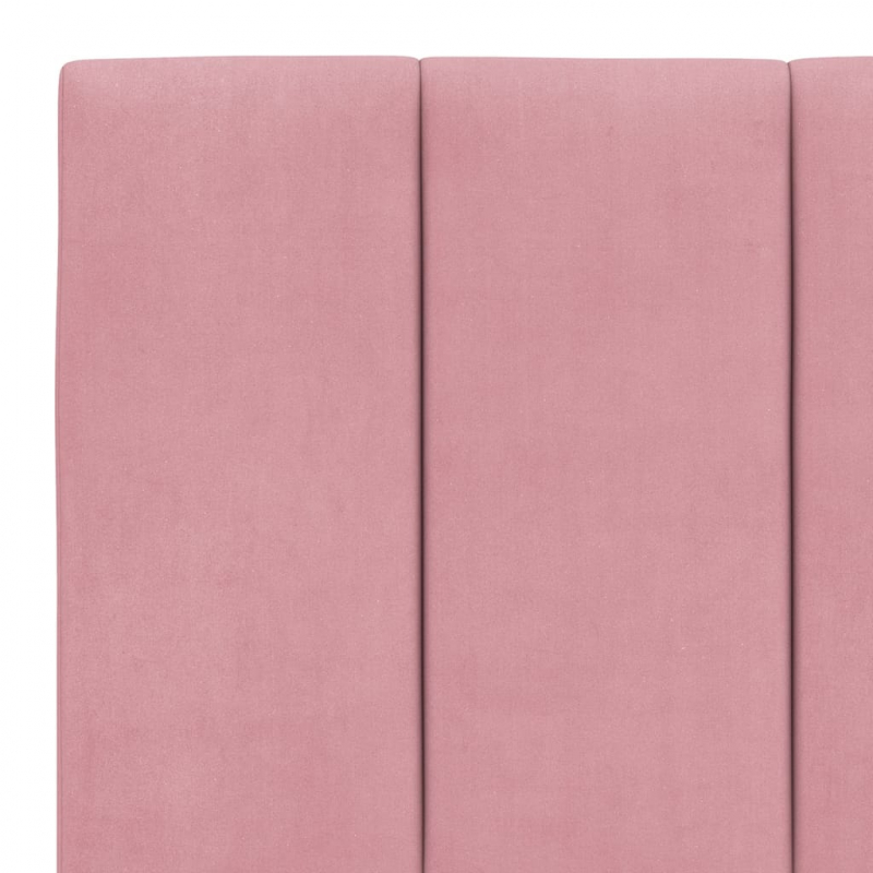 Kopfteil-Kissen Rosa 200 cm Samt