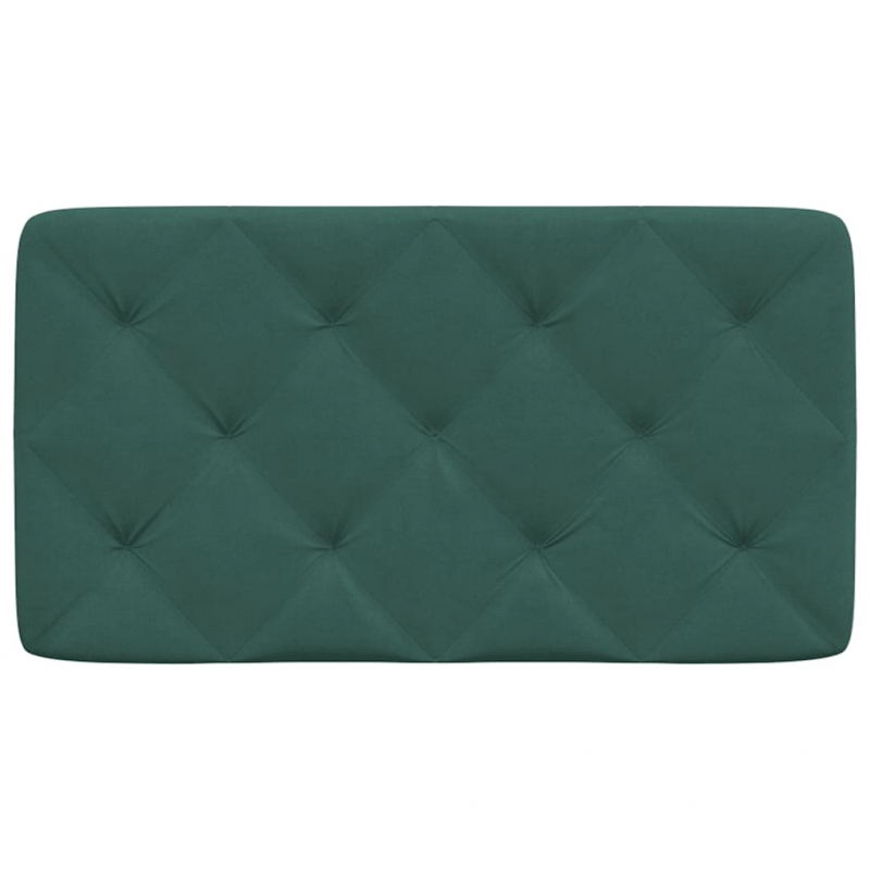 Kopfteil-Kissen Dunkelgrün 80 cm Samt