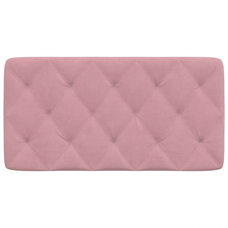 Kopfteil-Kissen Rosa 100 cm Samt