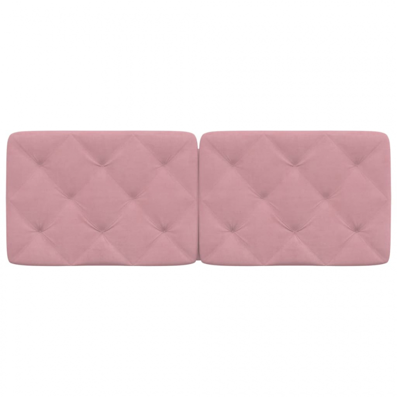 Kopfteil-Kissen Rosa 140 cm Samt