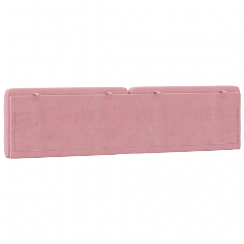 Kopfteil-Kissen Rosa 200 cm Samt
