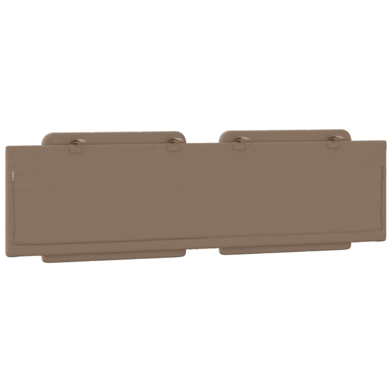 Kopfteil-Kissen Cappuccino-Braun 180 cm Kunstleder