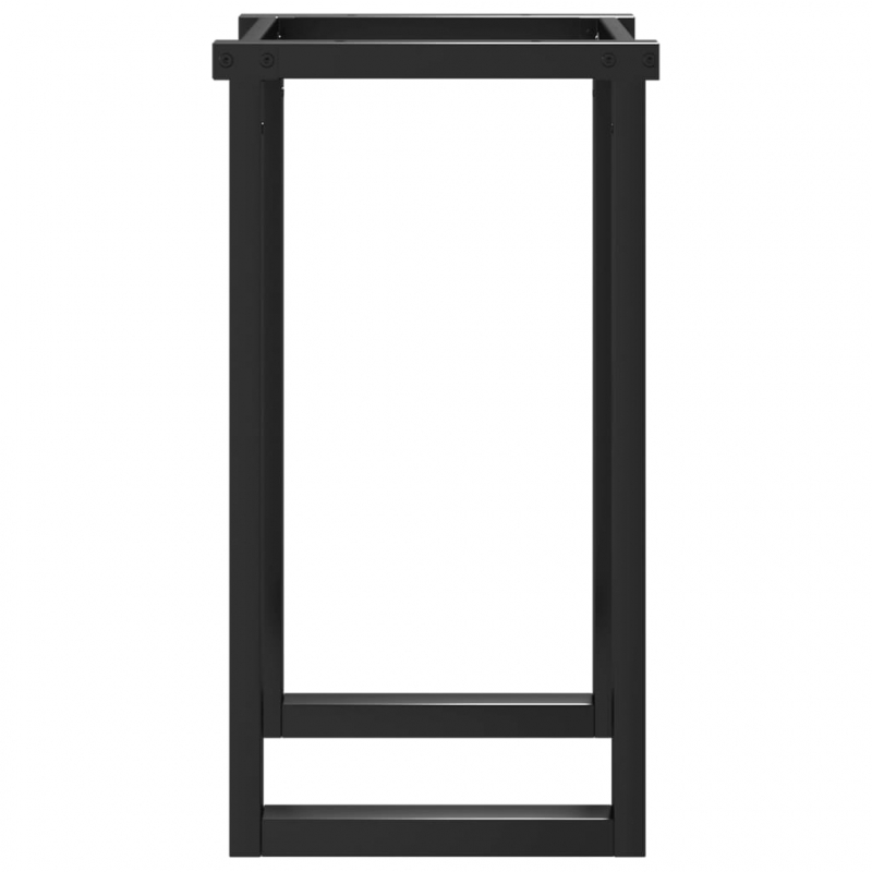 Esstisch-Gestell in O-Form 60x50x73 cm Stahl