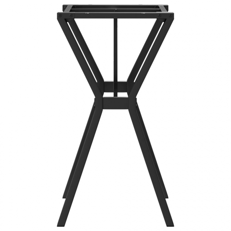 Esstisch-Gestell in Y-Form 60x40x73 cm Stahl