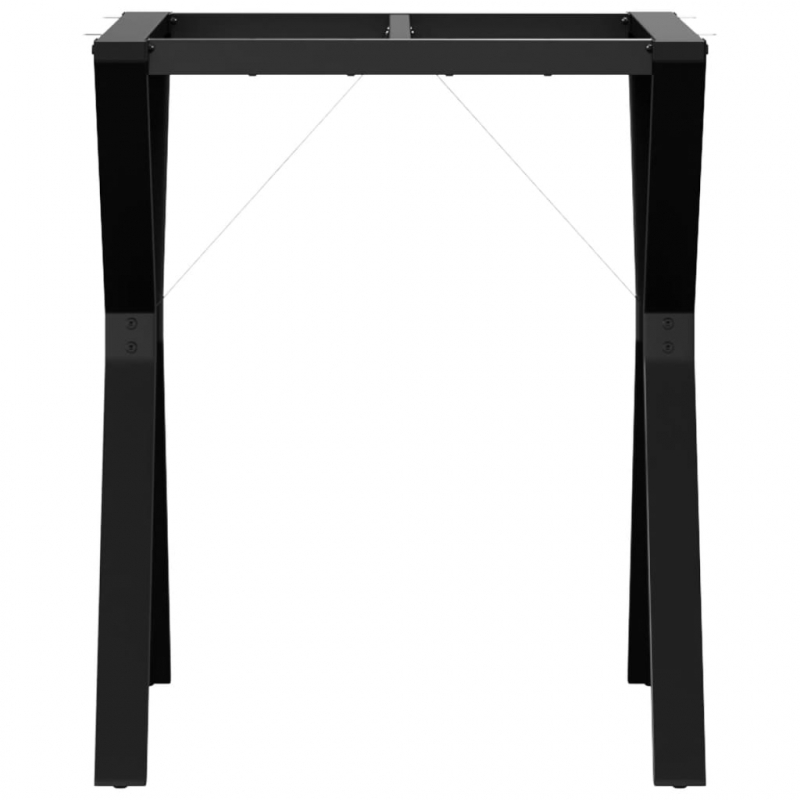 Esstisch-Gestell in Y-Form 60x60x73 cm Stahl