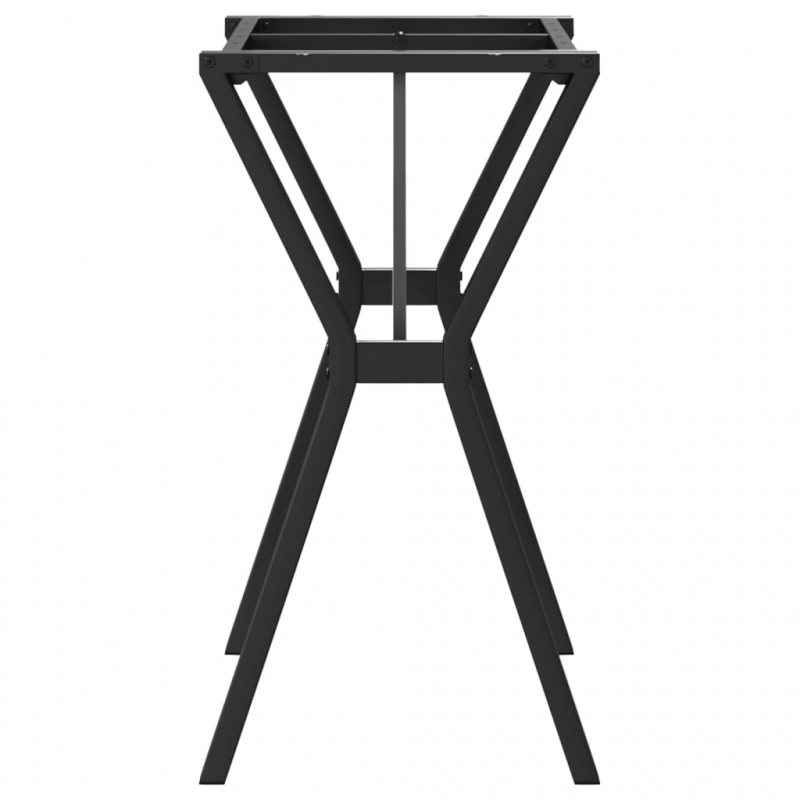 Esstisch-Gestell in Y-Form 80x40x73 cm Stahl