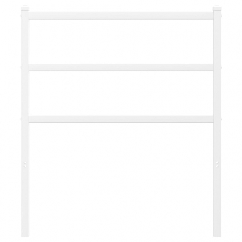 Kopfteil Metall Weiß 75 cm