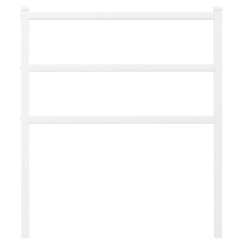 Kopfteil Metall Weiß 80 cm