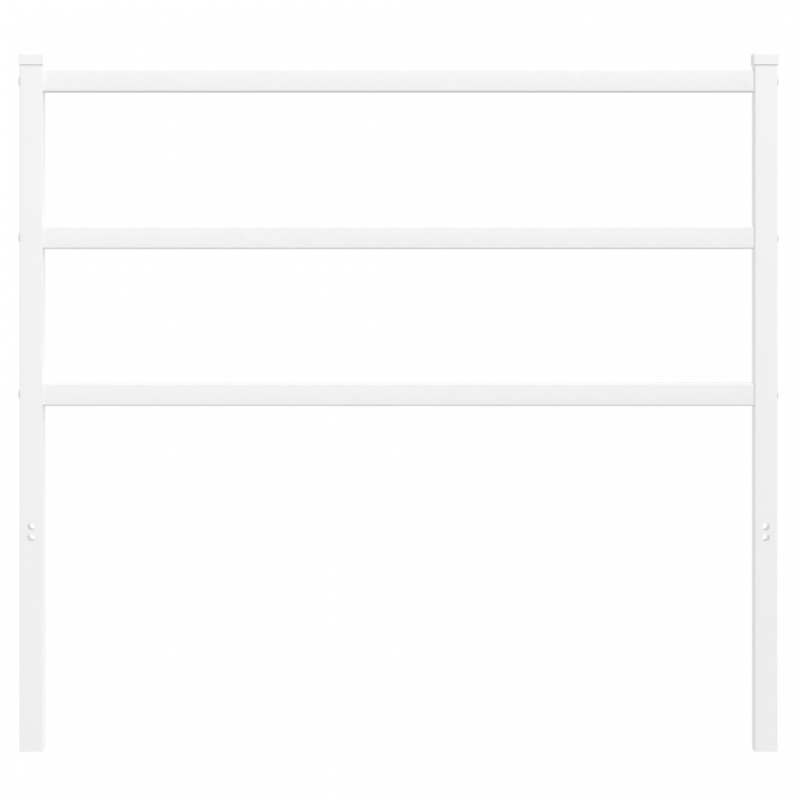Kopfteil Metall Weiß 100 cm