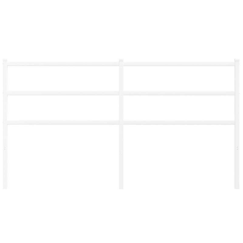 Kopfteil Metall Weiß 160 cm