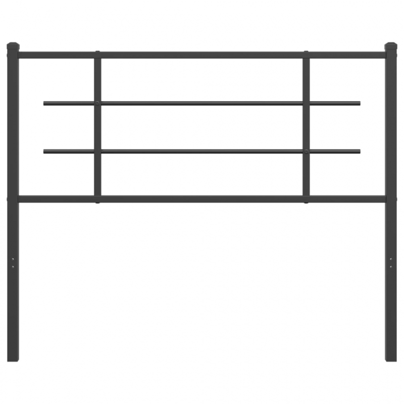 Kopfteil Metall Schwarz 107 cm