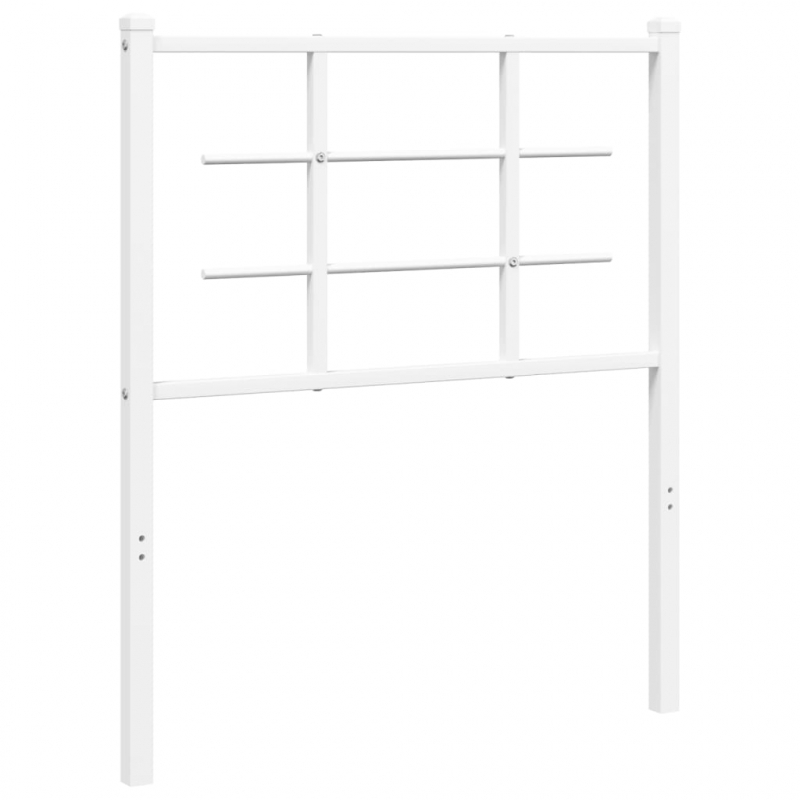 Kopfteil Metall Weiß 75 cm