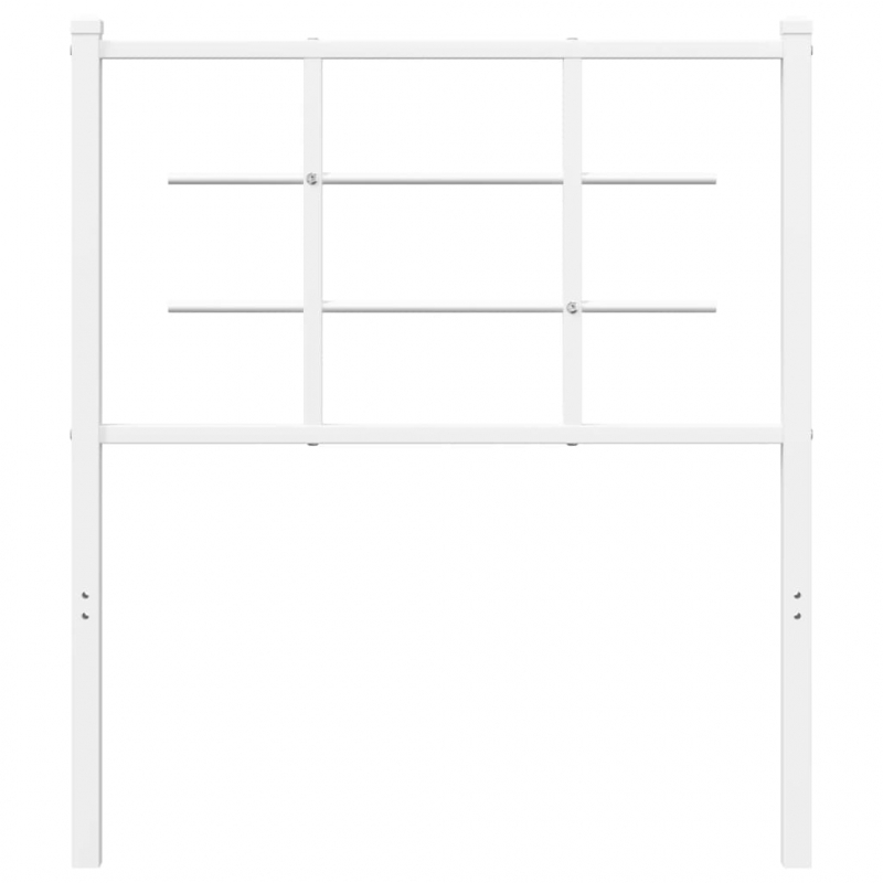Kopfteil Metall Weiß 75 cm