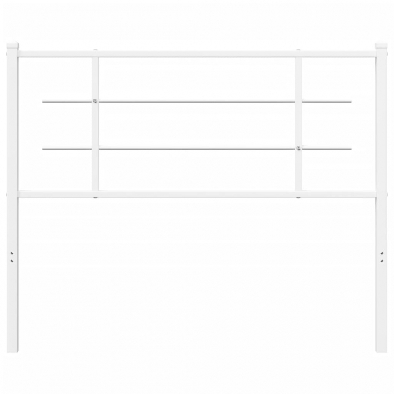 Kopfteil Metall Weiß 107 cm