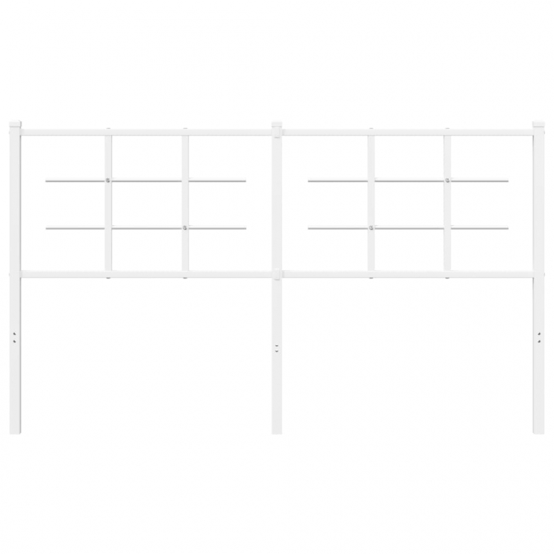 Kopfteil Metall Weiß 150 cm