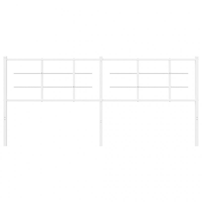 Kopfteil Metall Weiß 200 cm