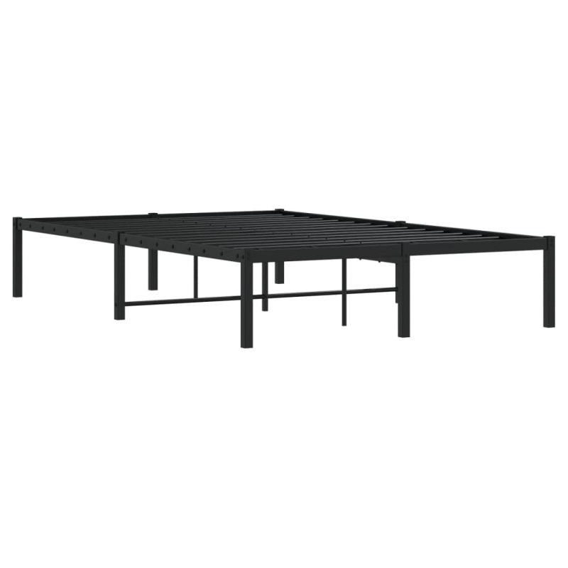 Bettgestell Metall Schwarz 120x190 cm