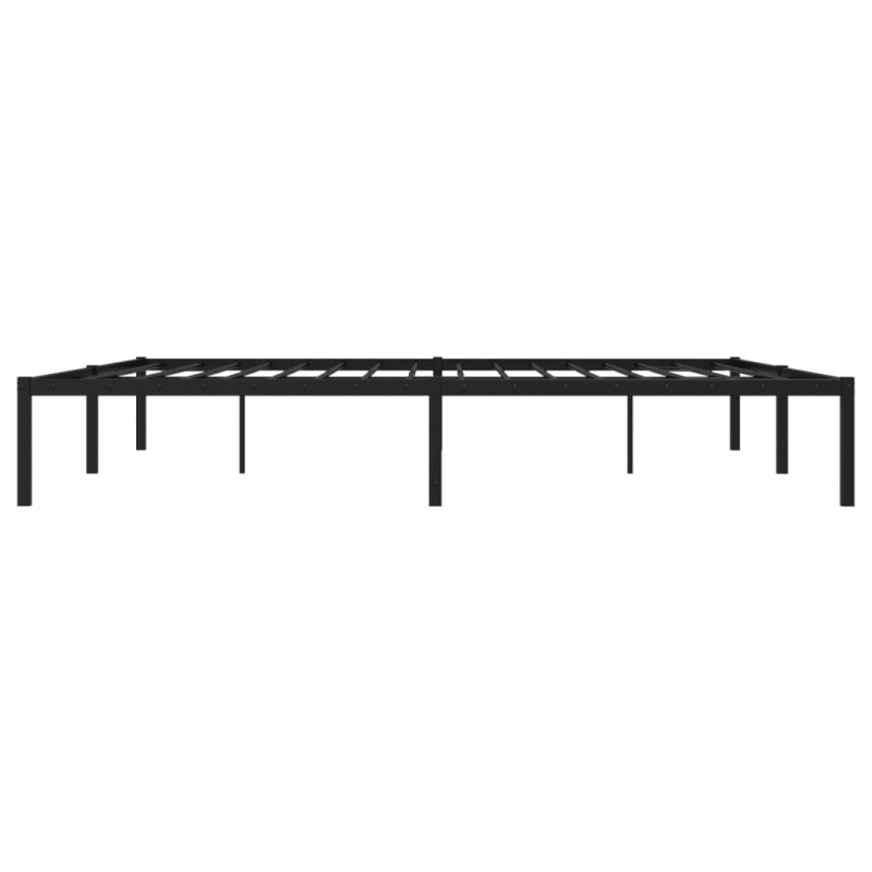 Bettgestell Metall Schwarz 193x203 cm