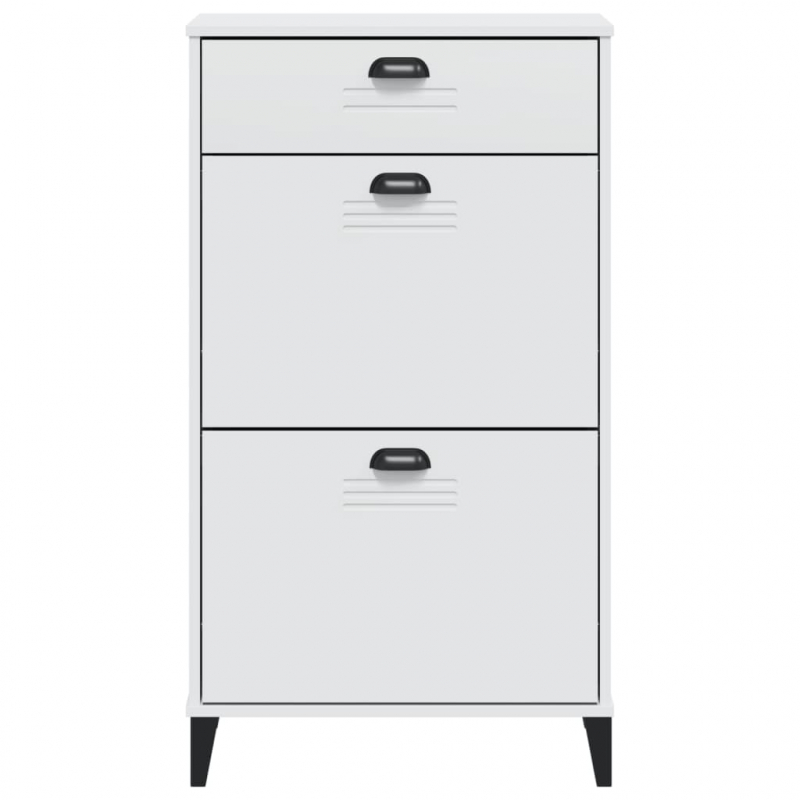 Schuhschrank VIKEN Weiß Holzwerkstoff