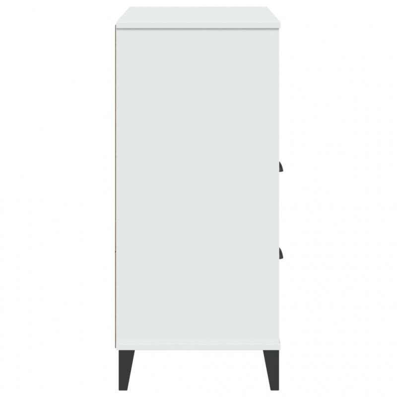 Bücherschrank VIKEN Weiß 80x40x90 cm Holzwerkstoff