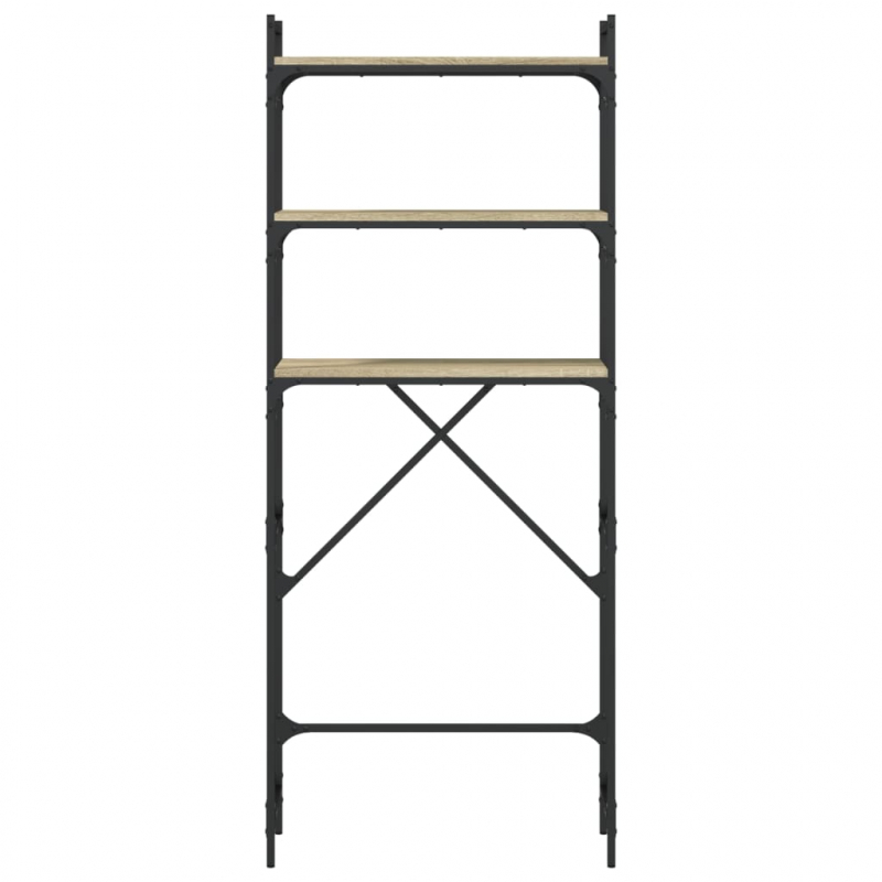 Waschmaschinenregal Sonoma-Eiche 67x25x163 cm Holzwerkstoff